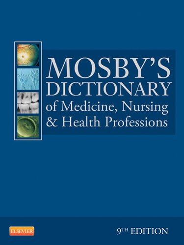 فرهنگ پزشکی، پرستاری و حرفه های بهداشتی Mosby's، ۲۰۱۳