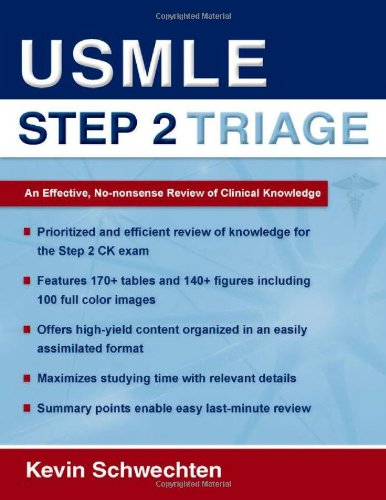 USMLE Step ۲ Triage: مروری موثر و کاربردی بر دانش بالینی ۲۰۱۰