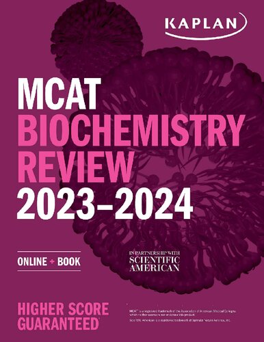 مرور بیوشیمی MCAT، سال های ۲۰۲۳-۲۰۲۴: آنلاین + کتاب ۲۰۲۲
