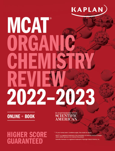 بررسی شیمی آلی آزمون MCAT ۲۰۲۲-۲۰۲۳: آنلاین + کتاب ۲۰۲۱