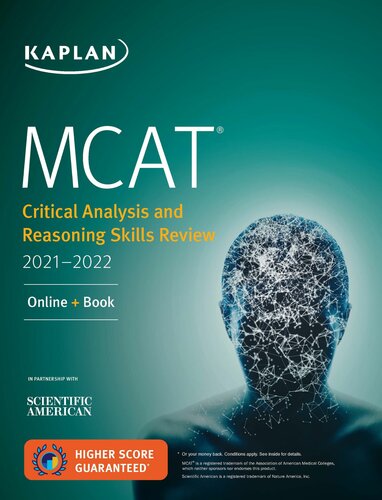 بررسی مهارت های استدلال و تحلیل انتقادی MCAT ۲۰۲۱-۲۰۲۲: آنلاین + کتاب ۲۰۲۰