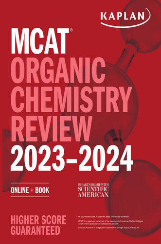 بررسی شیمی آلی MCAT سال های ۲۰۲۳-۲۰۲۴: آنلاین + کتاب ۲۰۲۲