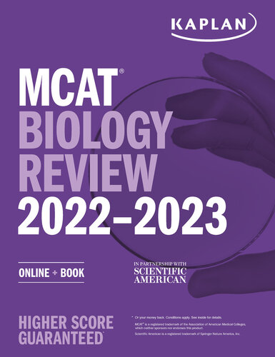 بررسی زیست شناسی MCAT سال های ۲۰۲۲-۲۰۲۳: آنلاین + کتاب ۲۰۲۱