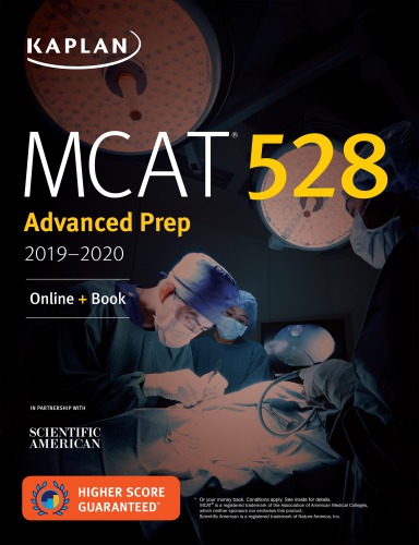 MCAT ۵۲۸ آمادگی پیشرفته ۲۰۱۹-۲۰۲۰: آنلاین + کتاب ۲۰۱۸