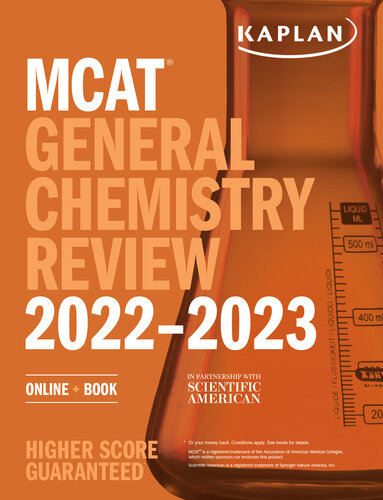 بررسی شیمی عمومی MCAT 2022-2023: آنلاین + کتاب
