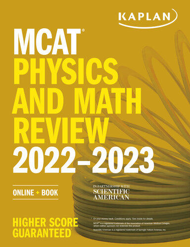 بررسی فیزیک و ریاضی MCAT 2022-2023: آنلاین + کتاب