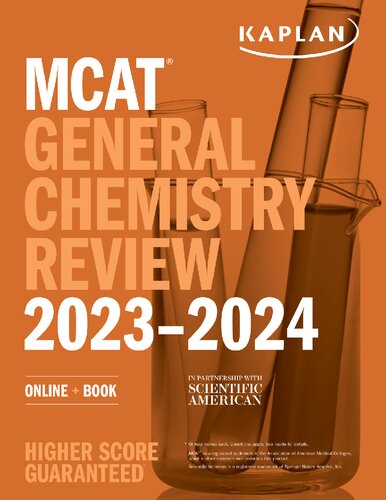 بررسی شیمی عمومی MCAT 2023-2024: آنلاین + کتاب