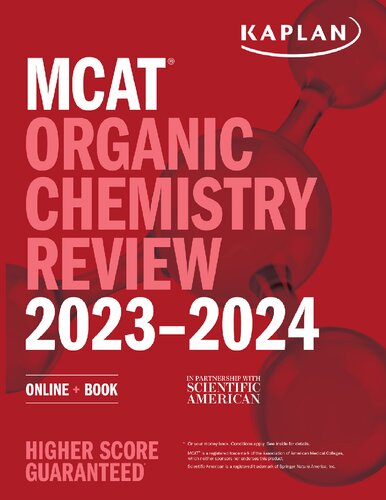 بررسی شیمی ارگانیک MCAT 2024-2025: آنلاین + کتاب