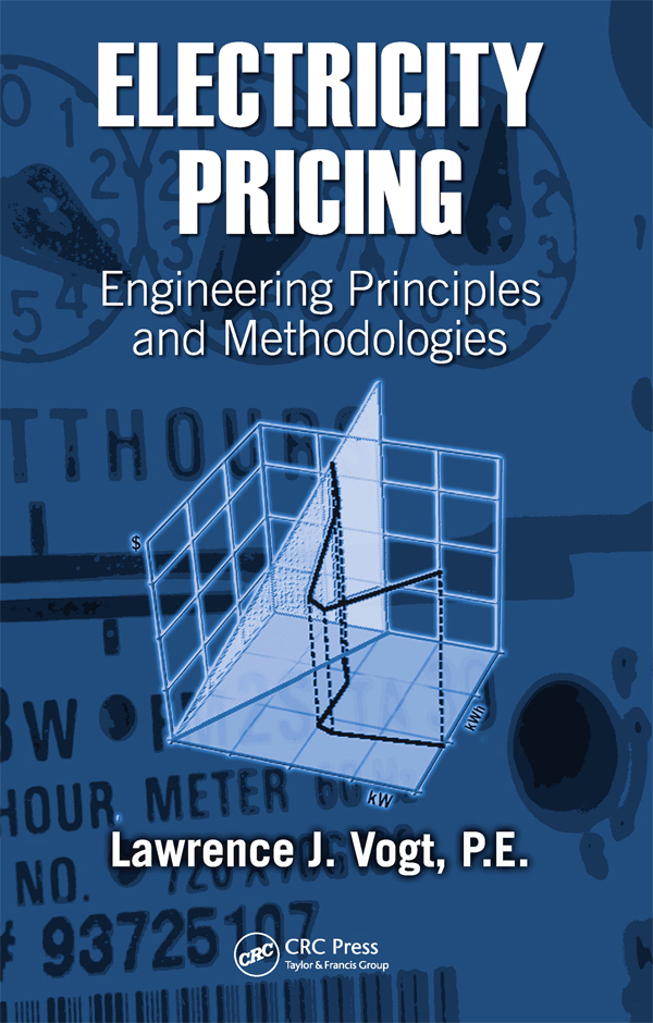 Electricity Pricing: Engineering Principles and Methodologies قیمت گذاری برق: اصول مهندسی و روش ها ۲۰۱۷