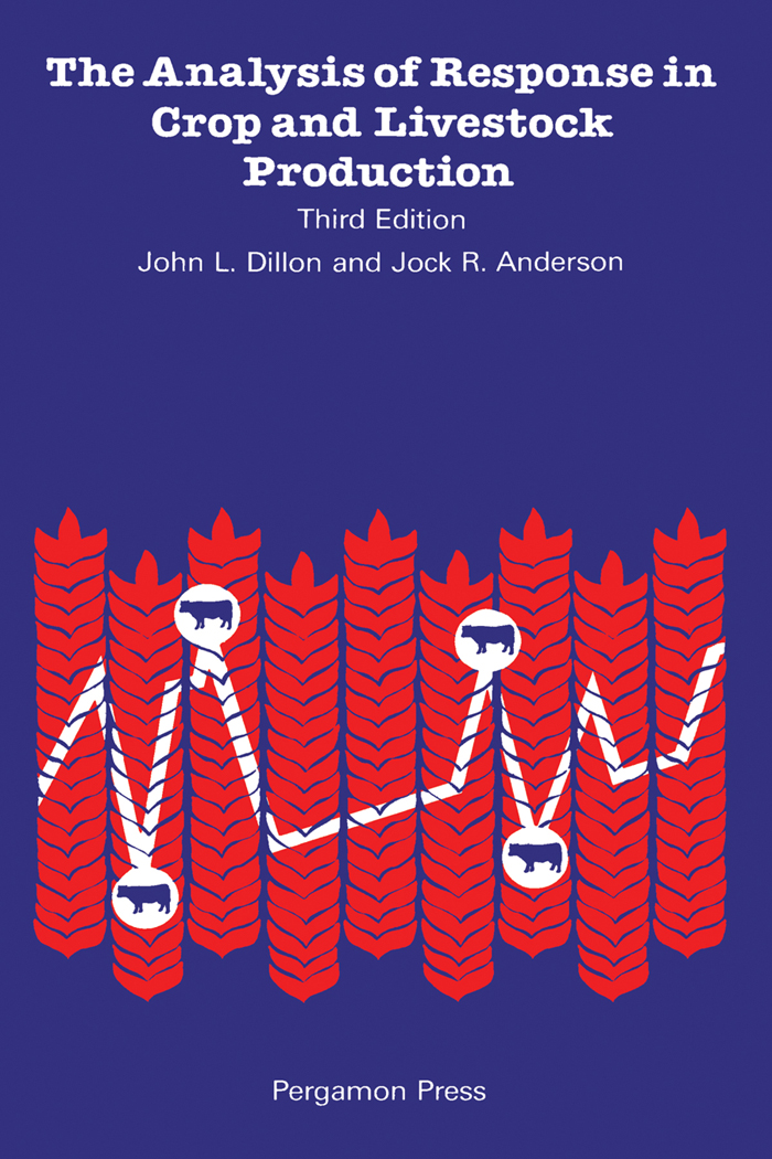 تحلیل پاسخ در تولید محصولات زراعی و دامی ۲۰۱۲