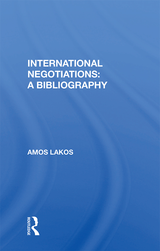 9780367014711_Cover.indd مذاکرات بین المللی: کتابشناسی ۲۰۱۹