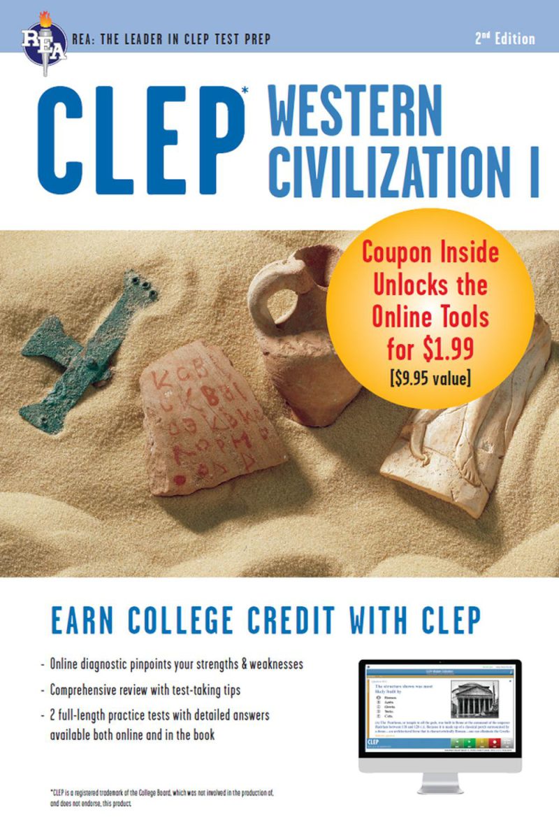 کتاب و آنلاین CLEP&reg; تمدن غرب ۱ ۲۰۱۲