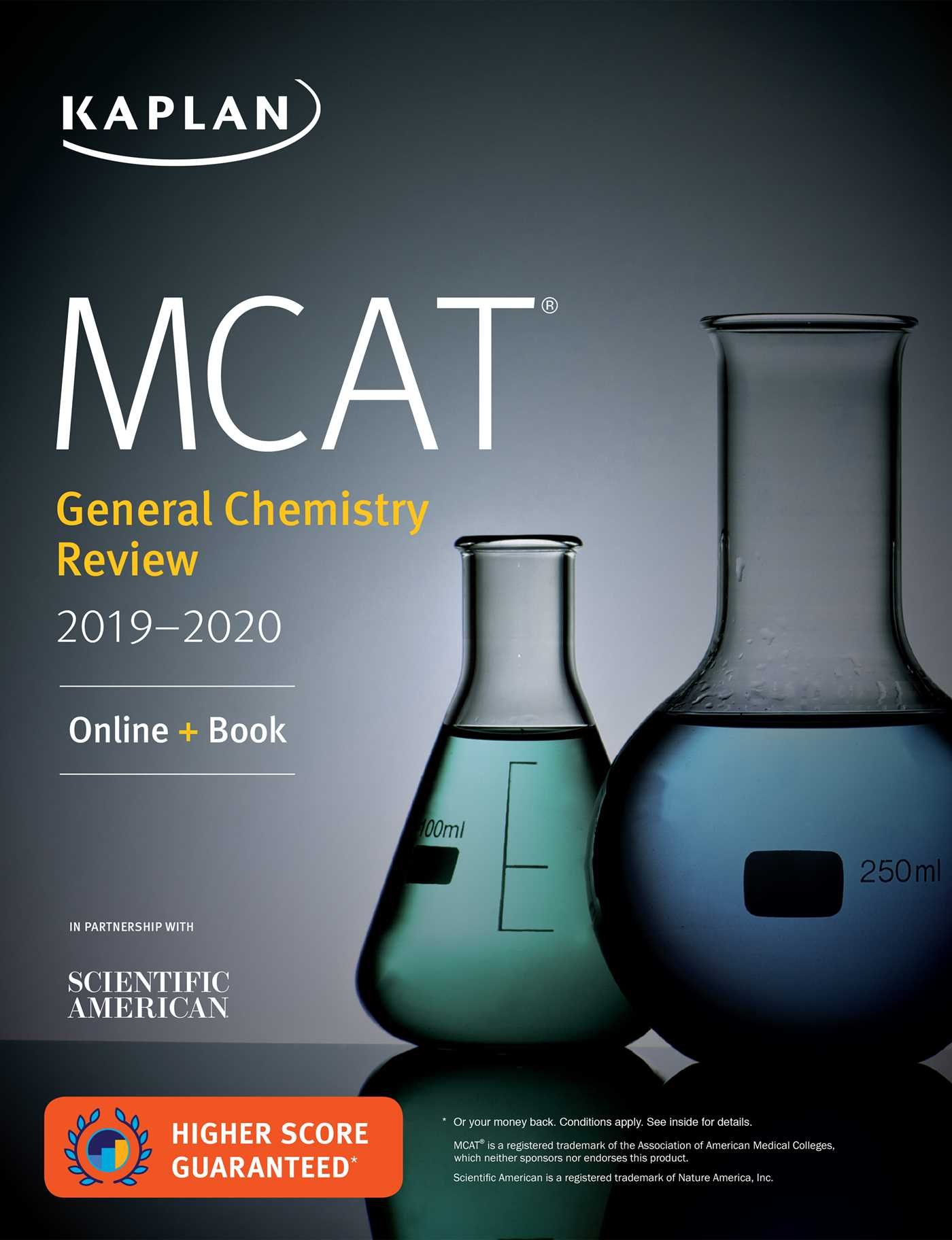 مرور شیمی عمومی MCAT، سال های ۲۰۱۹-۲۰۲۰: آنلاین + کتاب ۲۰۱۸