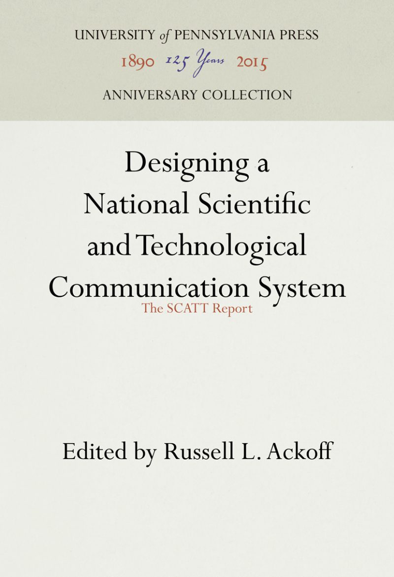 طراحی یک نظام ملی ارتباطات علمی و فناوری: گزارش SCATT