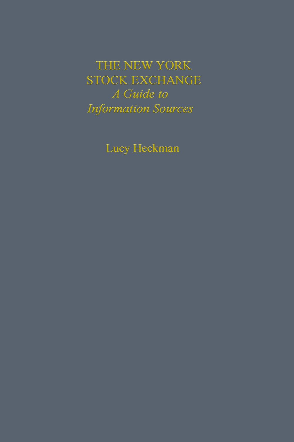 بورس اوراق بهادار نیویورک: راهنمای منابع اطلاعاتی