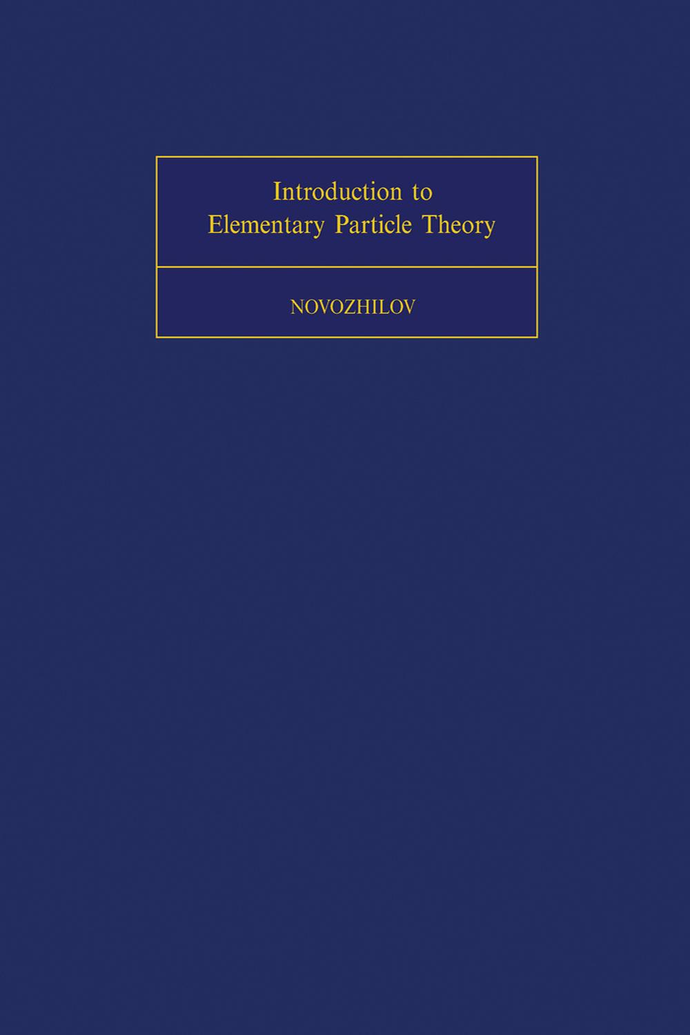 مقدمه‌ای بر نظریه ذرات بنیادی