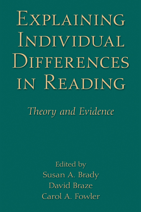 تبیین تفاوت‌های فردی در خواندن