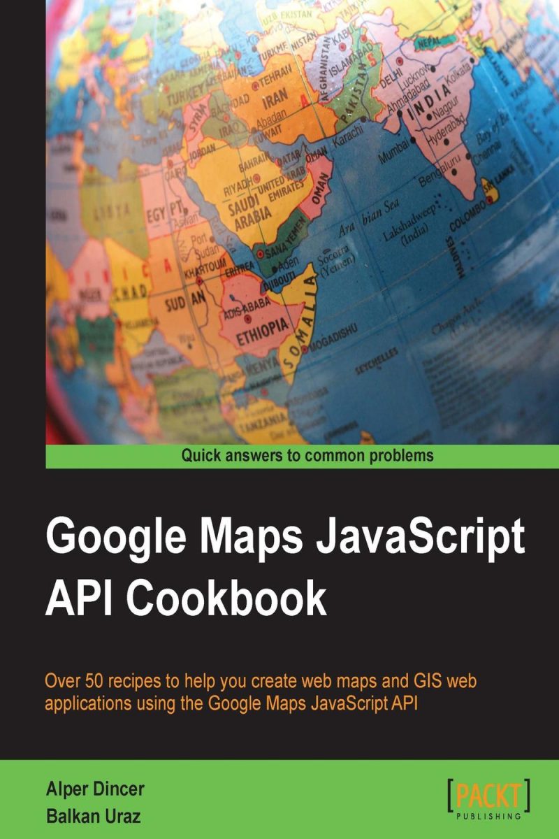 کتاب آشپزی Google Maps JavaScript API